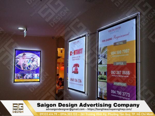 hộp đèn siêu mỏng